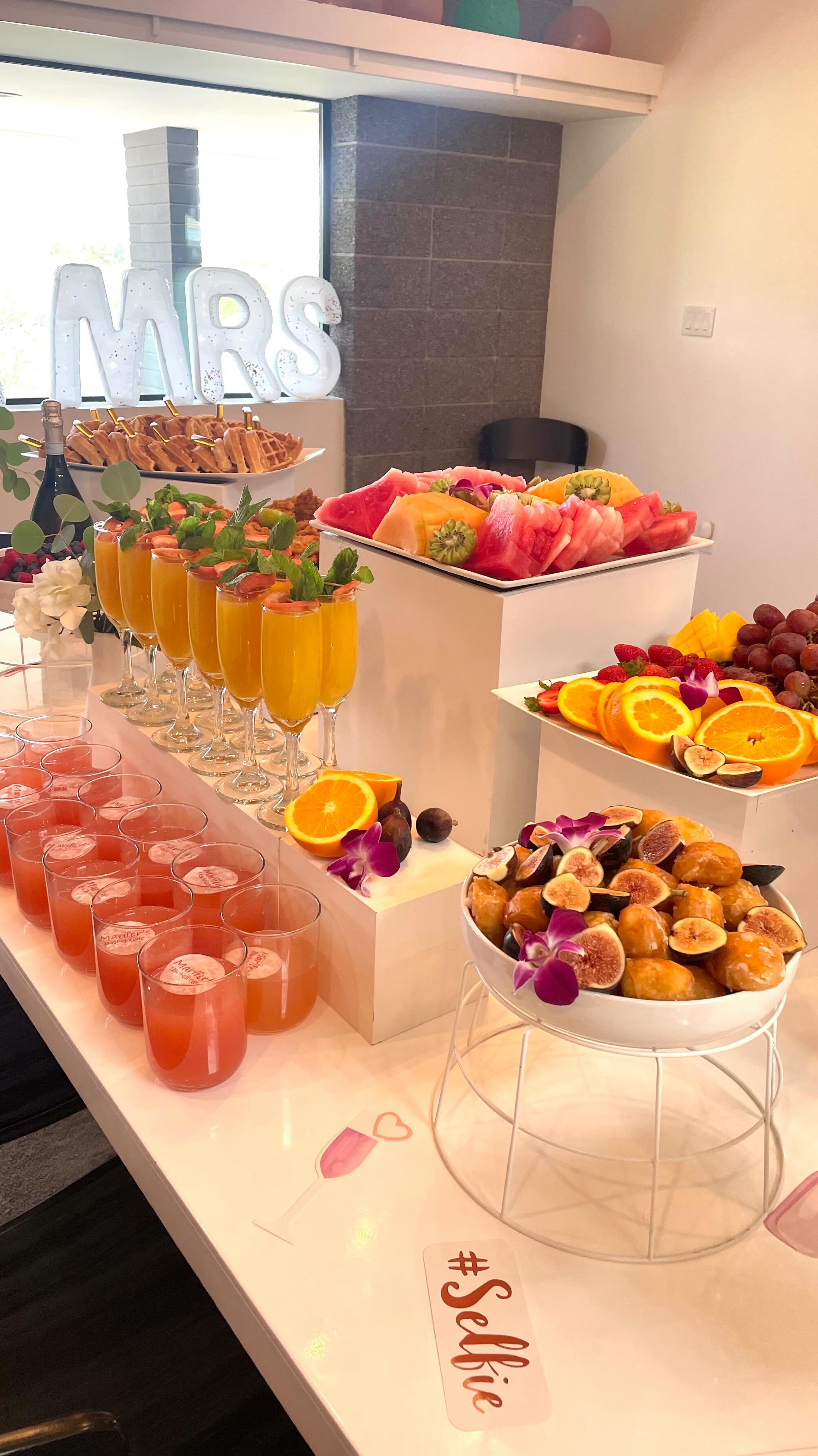 Muna's Catering — beautifully styled food spread